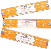 Satya Nag Champa Sandalwood Incense Sticks - 3 Packs