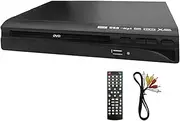 Home 1080P Ultra HD DVD Player, with USB Port/AV Output/Intelligent Error Correction/Remote Control