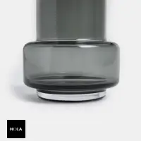 在飛比找momo購物網優惠-【HOLA】丹麥Ro Collection單色玻璃花瓶 灰1