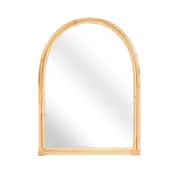 Maine & Crawford Ines 61x45cm Arched Mirror Wall Hanging Home/Room Decor Natural