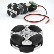 48mm Double Aluminum Alloy Omni Directional Wheel Loading 3kg For Robotic