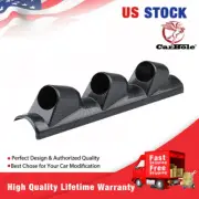 2" 52mm Left Universal Auto Carbon Pod Pillar Triple 3 Hole Mount Gauge Holder (for: Daihatsu)