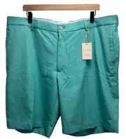 Peter Millar Crown Sport NEW Men's Sz 40 Golf Chino 9" Green Shorts "Caddyshack"