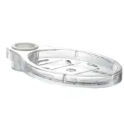 Oval Shower Soap Dish Clear Soap Holder Bathroom Height Position Adjustable Soap Tray