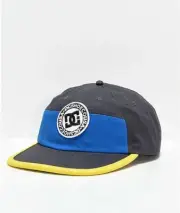 DC Shoes The Vial Snapback Hat Black Iris Color Skateboarding NWT