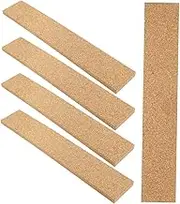 5Pcs Self Adhesive Cork Board Strips for Walls Decorative Memo Strips for Photos Notes Memos Versatile Cork Wall Tiles for Home Office Classroom