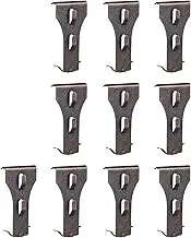 Brick Hook Clips, 10 PCS Brick Hook Clip Outdoor Hanging Hooks for 60-70mm Brick in Height No Drilling Sliding Brick Hanger Clips for Festival Birthday Decoration