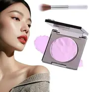 Inauguratei Under Eye Brightener, Conceal & Brighten Dark Circles, Neutrain Eye Brightener, Neutral Cc Under Eye Corrector Powder, Moisturizing and Waterproof (D)