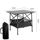 Light Stable Desk Table Outdoor Folding Portable Storage Long Table Easy to Inst