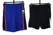 Mens 2 Pair AND1 Russell Black Blue Activewear Shorts Size L 36-38 NEW