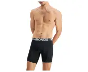 Bonds Mens Active Everyday Long Trunks Black Underwear