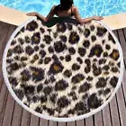 Birthday Gift Animal Fur Leopard Tiger Deer Print Bath Swim Beach Towel Blanket
