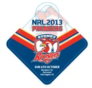 Sydney Roosters NRL Premiers 2013 Car Sign Premiership Winners