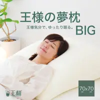 在飛比找Yahoo!奇摩拍賣優惠-日本製 王樣のBIG夢枕 70X70CM 可水洗 王樣的夢枕