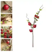 Greenery Artificial Pomegranate Branch Theme Party Decoration