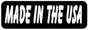 MADE IN THE USA U S A U.S.A. WVHT-00080 1" X 3" VINYL OUTDOOR HELMET STICKER