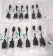 PNY 91008582V2 and V3 Mini DisplayPort (M) to DisplayPort (F) Adapter- MIXED LOT