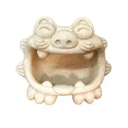 Ashtray Stylish Tabletop Scissor Figurine Okinawa Ryukyu Laughing Seasar