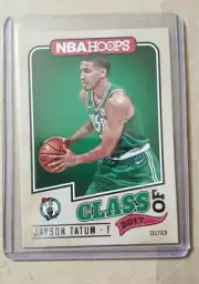 JAYSON TATUM 2017 NBA HOOPS CLASS OF 2017 INSERT SP! M-NM SHARP CORNERS...