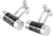 TNBKDSE Cremation Jewelry Stainless Steel Cylinder Cremation Cufflinks for Men Hold Loved Ones Ashes Keepsake Memorial Urn Jewelry