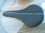 Giant logo Bicycle Seat Saddle by VELO black & gray Mint Condition
