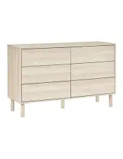 [Cooper & Co] Norquay Chest of 6 Drawers 120cm in Brown