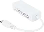 Oreilet Micro USB to Rj45 Ethernet Adapter, Rj45 Ethernet Port with Network Card Adapter for 1.3/W, USB to Wired LAN Converter 100Mbps with Full Duplex