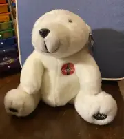 Vintage 1995 Coca-Cola Polar Bear Plush With Tags 11" Tall