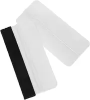 DONFAMDS 2pcs Film Tool Hand Hanger Mini Window Geek Applicator Tint Accessories Squeegee Vinyl Tape Wallpaper Films Application Screen Tool Vinyl Wiper Kit Pad White Plastic