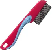 Flea Comb Removal Grooming Flea Comb for Cats Flea Comb for Dogs Reduce Hair Loss Anti Slip Handle Pet Massage Comb Against Fleas Nits Biting Pests Ticks Flea Dirt Ectoparasites