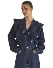 [Fate & Becker] Soaring Shirt in Indigo Wash