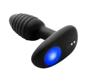 Kiiroo OhMiBod Lumen Black - Interactive Vibrating Butt Plug (App)