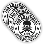 2nd Amendment Hard Hat ‘ Decal