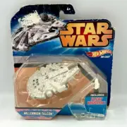 Hot Wheels Star Wars Starship Millenium Falcon Vehicle Han Solo Navigator