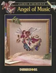 Dimensions Angel of Music James Himsworth Counted Cross Stitch Pattern