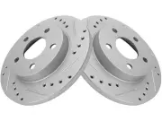 Rear Brake Rotor Set For 1995 Ford Contour DT973GW (for: Ford)
