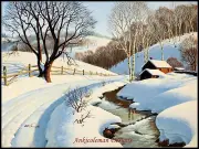 Winter Blanket - DIY Chart Counted Cross Stitch Patterns Needlework DMC Color