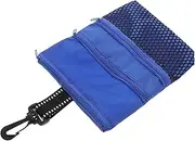 Anneome 1Pc Portable Golf Tee Storage Bag Pouch Holder Accessories Durable Blue Bag for Organizing Tees and Valuables Lightweight and Practical Design for Golf Enthusiasts