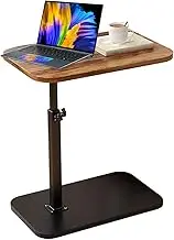 C Shaped End Table – Space-Saving Design 360 Degree Rotatable TV Trays Table | Versatile Adjustable C-Shaped Table for Small Spaces | Modern Couch Side Table for Living Rooms, Bedrooms & Apartments