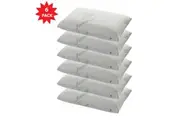 Vistara Bamboo Pillow Shredded Memory foam Size 65cm x 45cm - 6 Pack