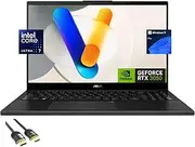ASUS VivoBook Pro 15 OLED Creator Laptop, 15.6" FHD 400nits, Ultra 7 155H AI Boost NPU, GeForce RTX 3050, 40GB RAM, 1TB SSD, 2K Webcam, Thunderbolt, Pro Headset, Win 11 Pro, US Version KB, HDMI Cable