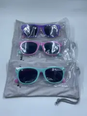 Kids Polarized Sunglasses Set TPEE Rubber Flexible Shades for Girls Boys 3-9 Age