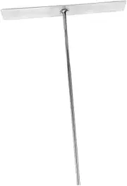 GANAZONO Charcoal Ash Rake Tool Durable Fireplace Cleaning Supply for Grilling Easy to Use with Heat Resistant Handle for Charcoal and Fire Pits