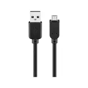 Goobay USB 2.0 Hi-Speed Cable for Smartphones/Cameras/MP3 Players - Black