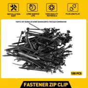 Nylon Clips Wire Push Wrap Tie Zip Straps Released Car Cable Bundled Fasteners (for: MG)
