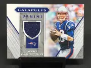 Jimmy Garoppolo SP GU Relic #/199 ~ 2017 Panini “Catapults” Patriots & 49ers