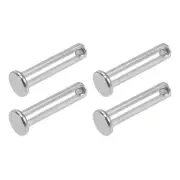 4Pcs Clevis Pins 8mmx35mm Single Hole Flat Head 304 Stainless Steel Pin
