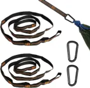 Pack of 2 Hammock Attachment, 2 M X 2.5 Cm Rope for Hammock, Swing Attachment Ha