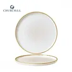 【CHURCHILL】STONECAST 點藏系列 米白色 圓形立邊餐盤