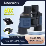 60X60 Zoom 3000M HD Binoculars Telescope for Hunting Day Night Vision Outdoor AU